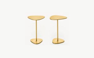 Trigon Pedestal Side Table