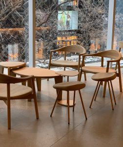 Trigon Pedestal Side Table