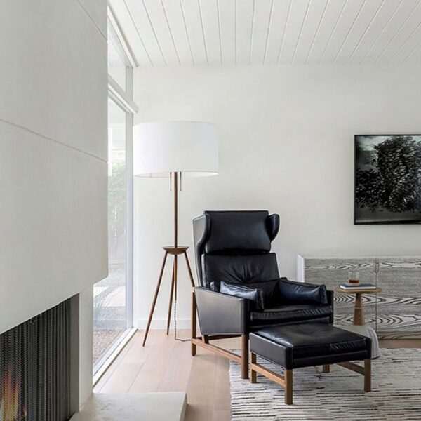 Wood Frame Lounge Chairs