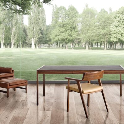 Wood Frame Lounge Chairs