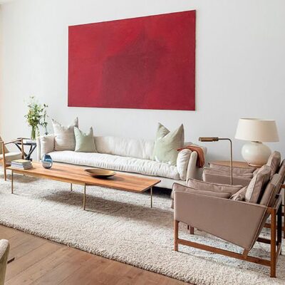 Wood Frame Lounge Chairs