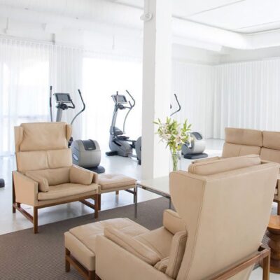 Wood Frame Lounge Chairs