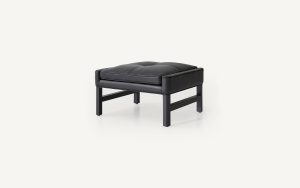 Wood Frame Ottoman