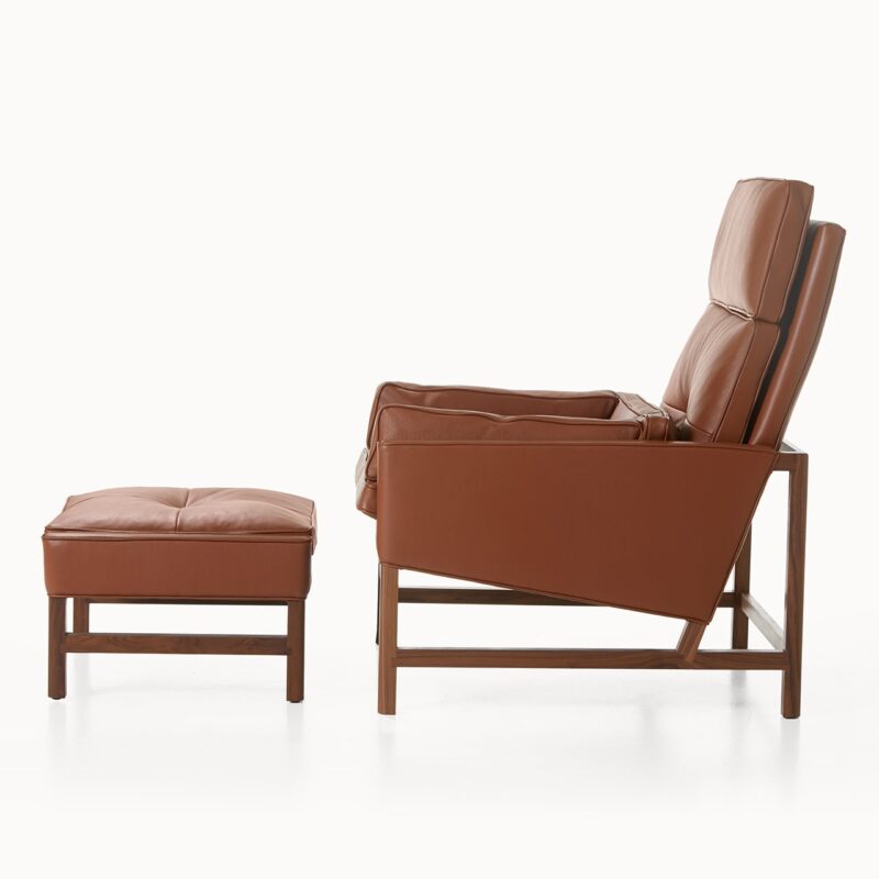 Wood Frame Ottoman