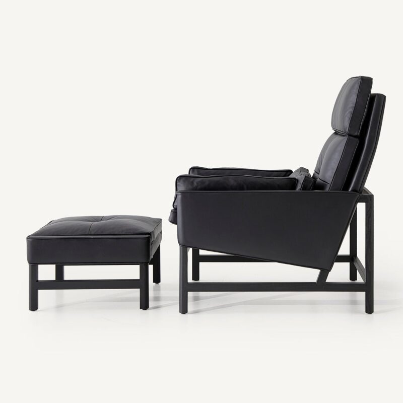 Wood Frame Ottoman