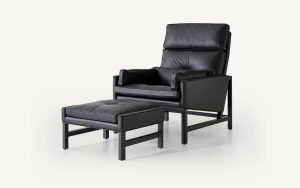 Wood Frame Ottoman