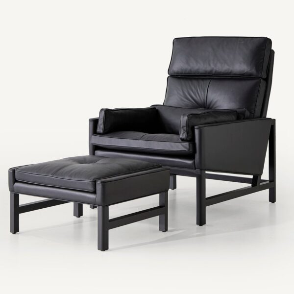 Wood Frame Ottoman