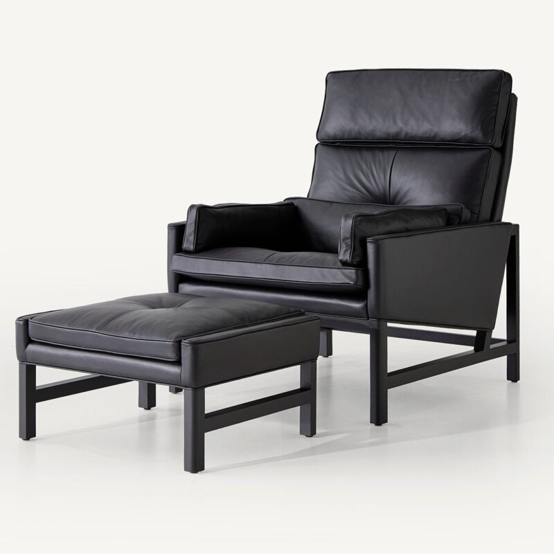 Wood Frame Ottoman