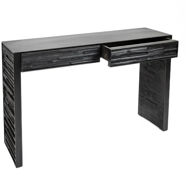 Charred Wood Console