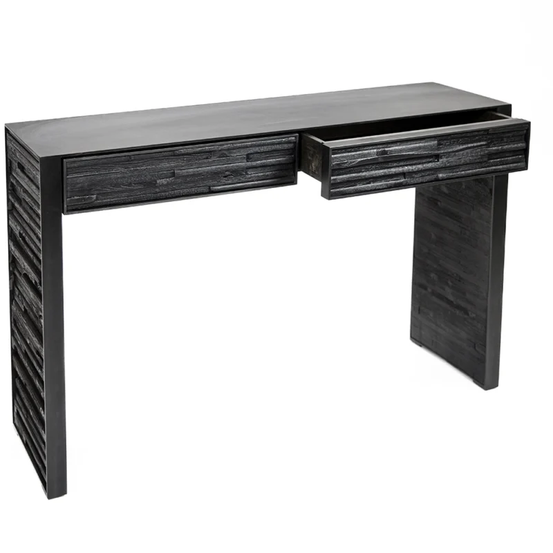 Charred Wood Console