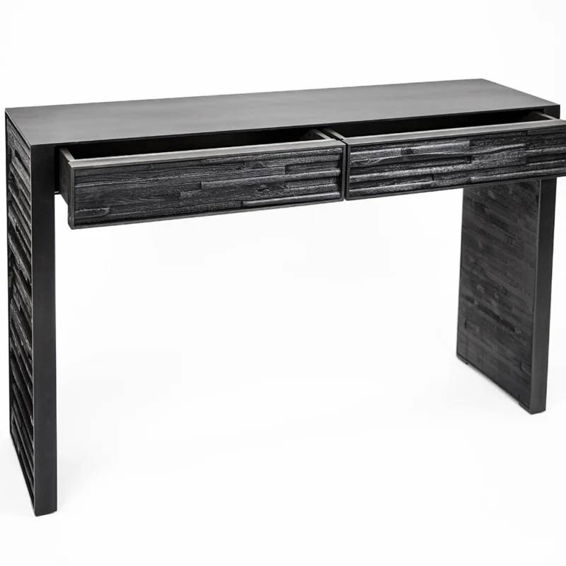 Charred Wood Console