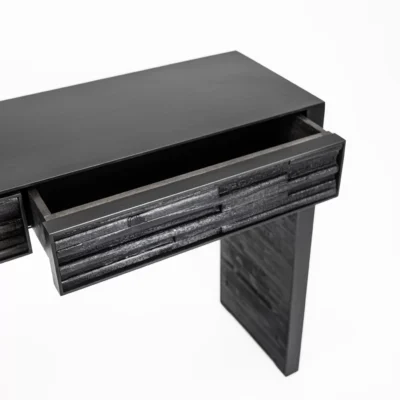 Charred Wood Console