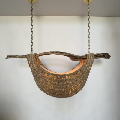 Driftwood Basket Pendant