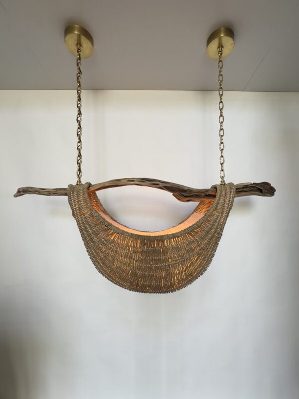 Driftwood Basket Pendant