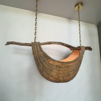 Driftwood Basket Pendant