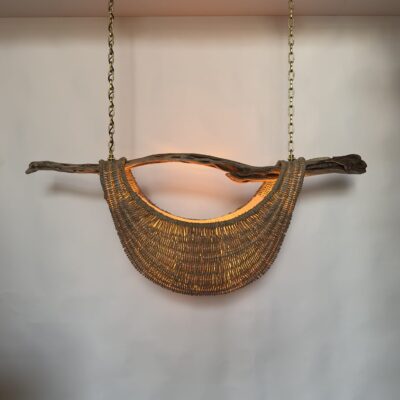 Driftwood Basket Pendant