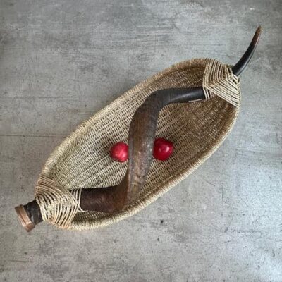 Kudu Antelope Horn Basket
