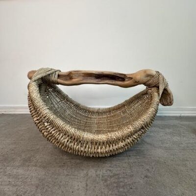 California Coast Driftwood Basket