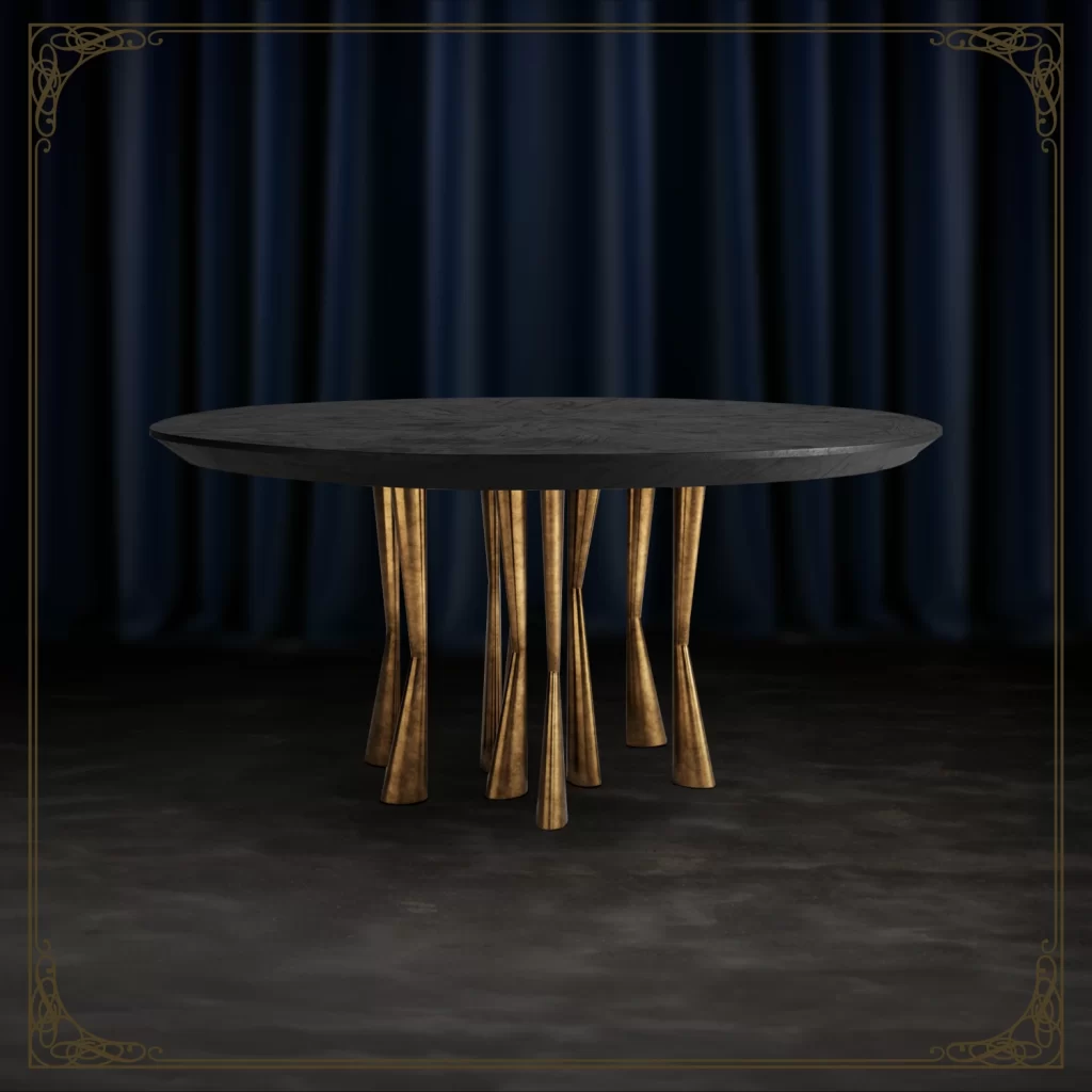 Antler Dining Table – Round by Dylan Farrell for After Editions