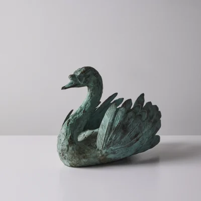 Mute Swan Bronze Sculpture by Robert “Bob” Winship