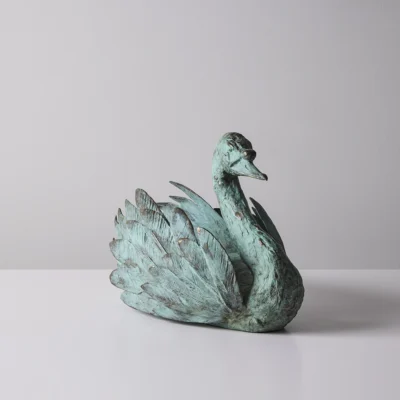 Mute Swan Bronze Sculpture by Robert “Bob” Winship