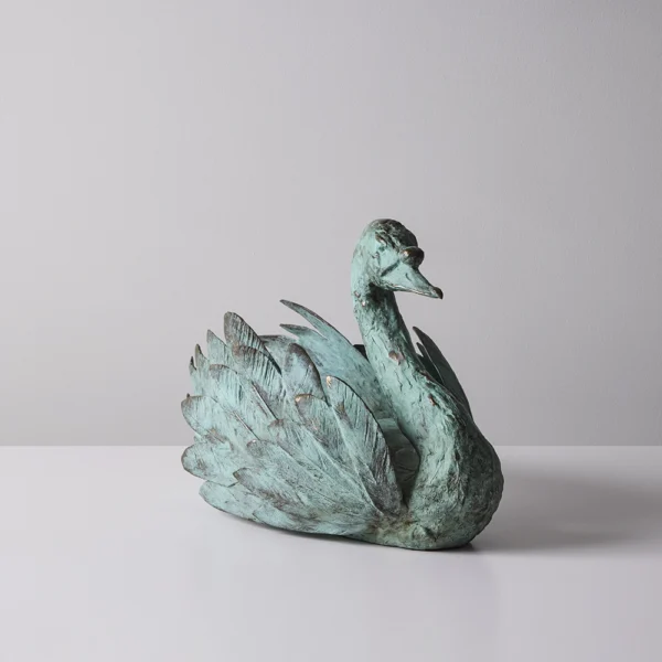 Mute Swan Bronze Sculpture by Robert “Bob” Winship