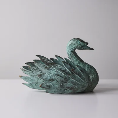 Mute Swan Bronze Sculpture by Robert “Bob” Winship