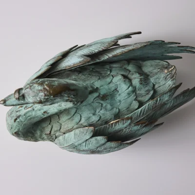 Mute Swan Bronze Sculpture by Robert “Bob” Winship