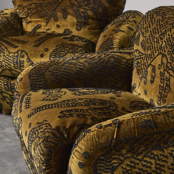 Pair of Cucito Club Chairs