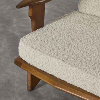 Pair of Votre Armchairs by Guillerme et Chambron