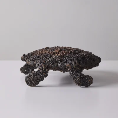 Uplift the Face of the Turtle Bronze Sculpture by Val Bertoia