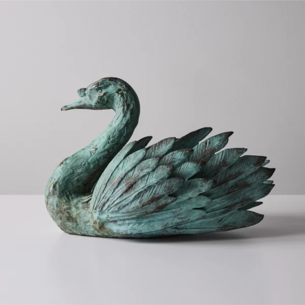 Mute Swan Bronze Sculpture by Robert “Bob” Winship