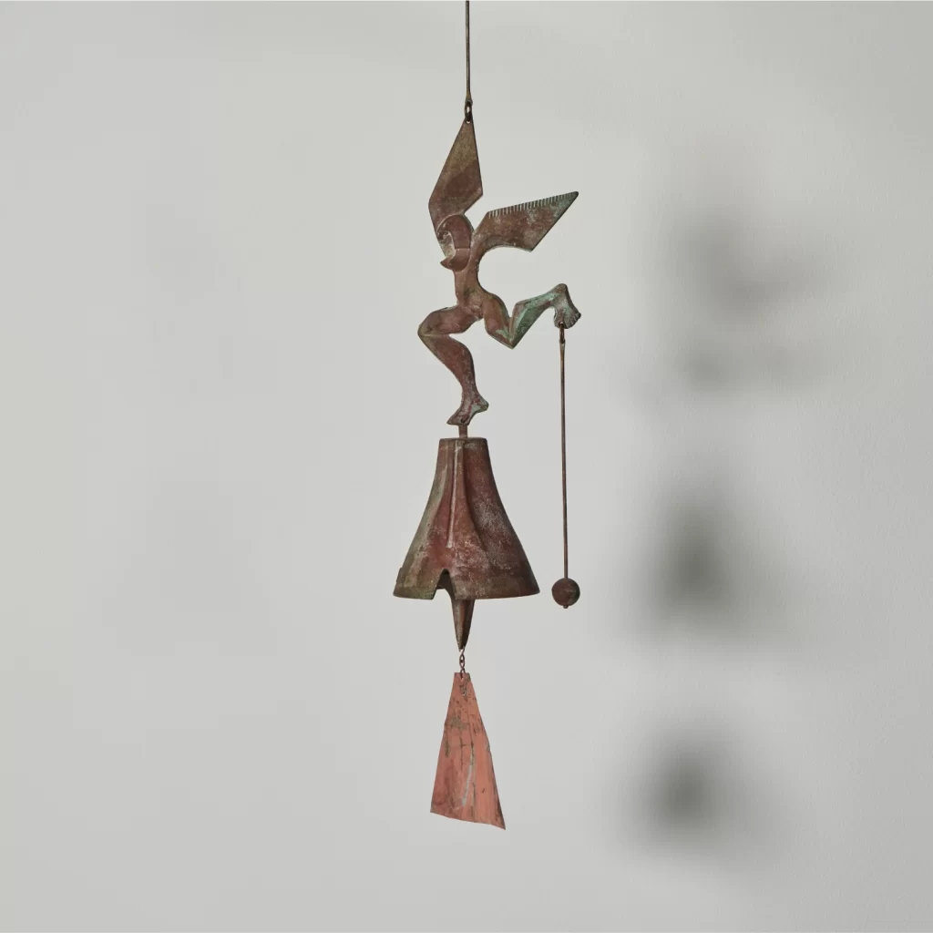 Cosanti Bronze Wind Bell