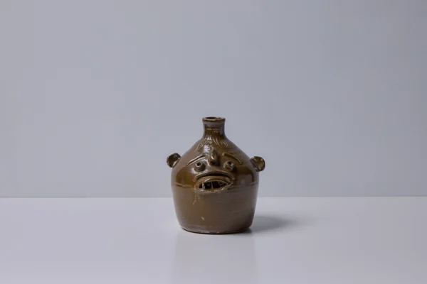 Brown Face Jug by Fred Beane