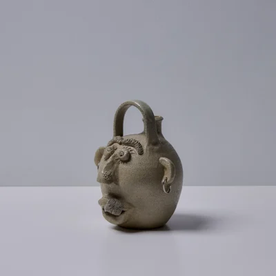 Face Jug by Turn & Burn Pottery