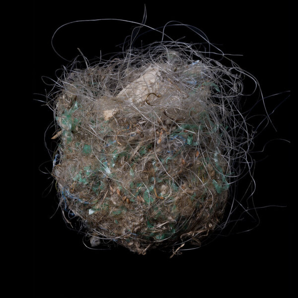 Fishing Line Nest With Fish Hooks