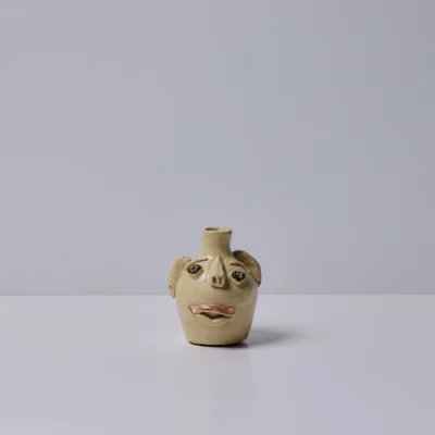 Green-Eyed Face Jug by Fred Beane