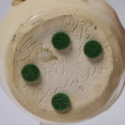 Green-Eyed Face Jug by Fred Beane