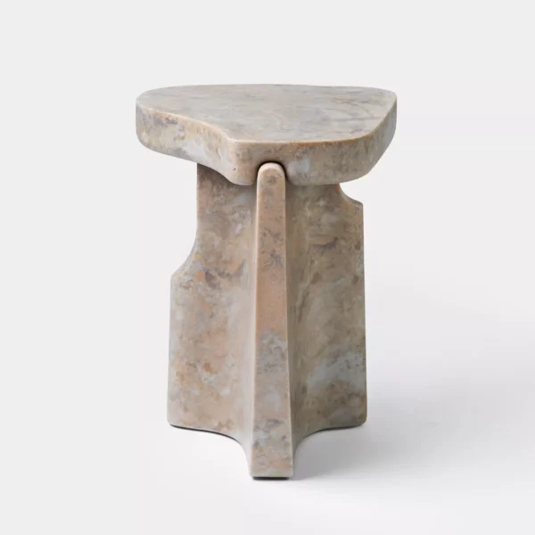 Montura Occasional Table No. 1 in Cast Mineral