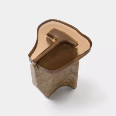 Montura Occasional Table No. 1 in Cast Glass