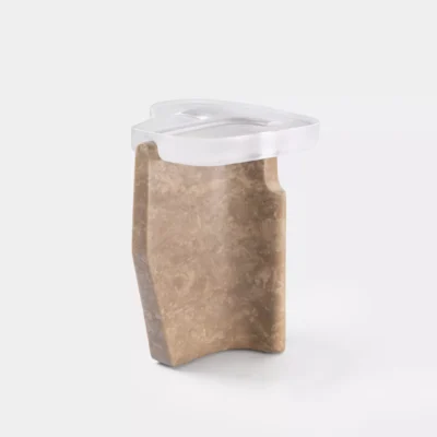 Montura Occasional Table No. 1 in Cast Glass