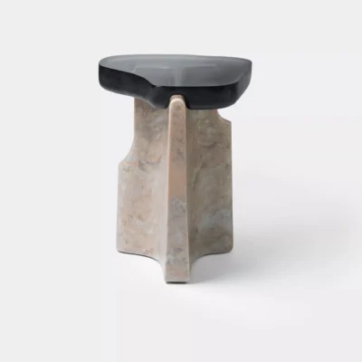 Montura Occasional Table No. 1 in Cast Glass