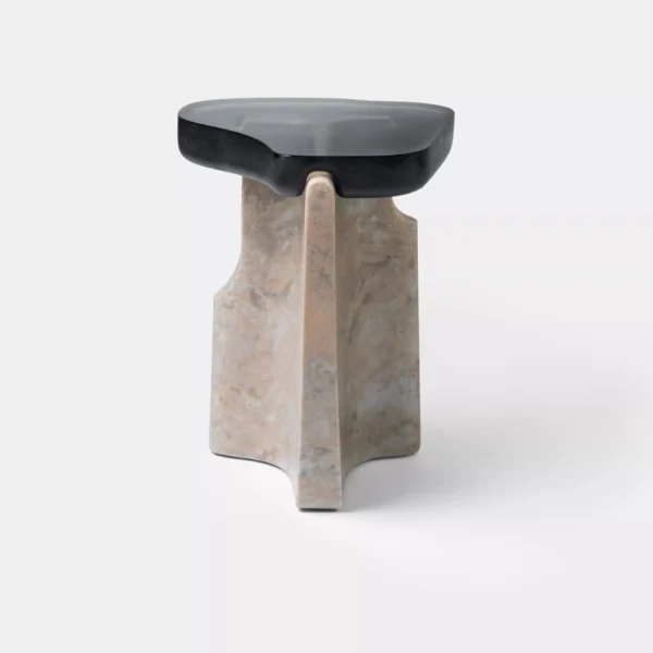 Montura Occasional Table No. 1 in Cast Glass
