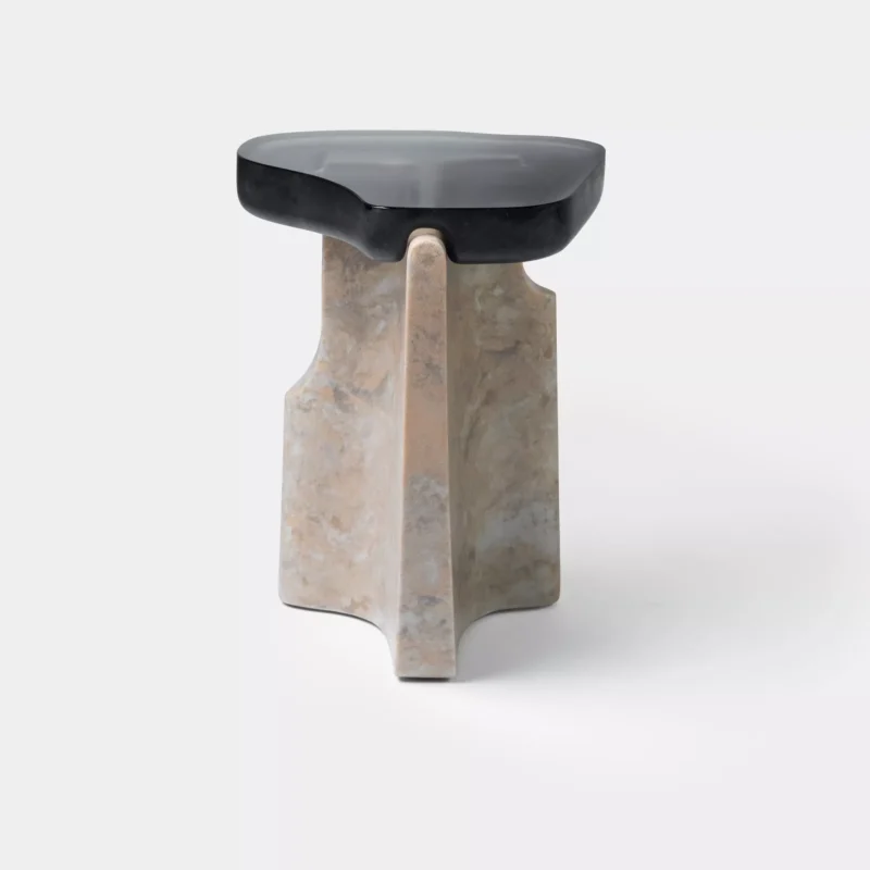 Montura Occasional Table No. 1 in Cast Glass
