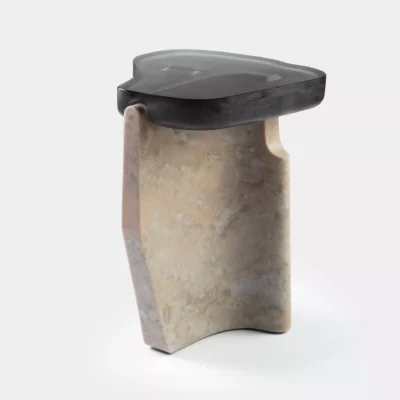 Montura Occasional Table No. 1 in Cast Glass