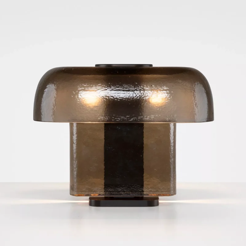 Esca Table Lamp No. 1 in Cast Glass
