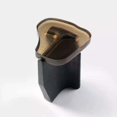 Montura Occasional Table No. 1 in Cast Glass