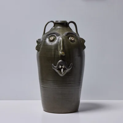 Tall Face Jug by Sid Luck