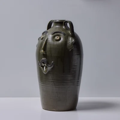 Tall Face Jug by Sid Luck