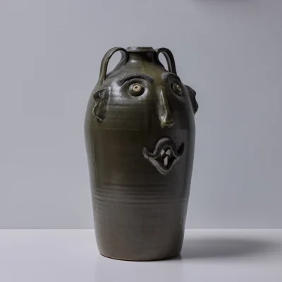 Tall Face Jug by Sid Luck